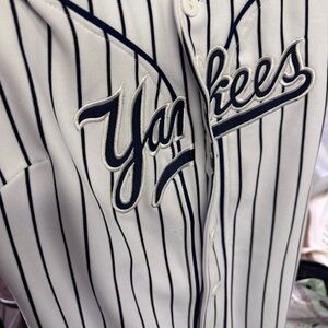 Cooperstown Yankees Striped Jersey dress large